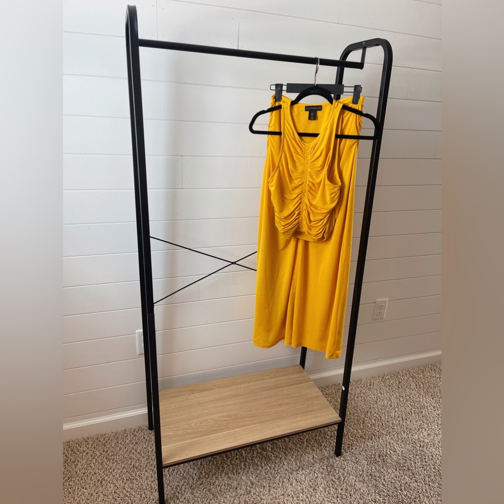 House of Harlow 1960 Gold Ribbed 2 Piece Set